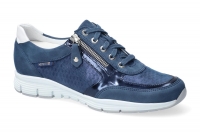 chaussure mephisto lacets ylona bi-mat bleu jean